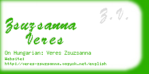 zsuzsanna veres business card